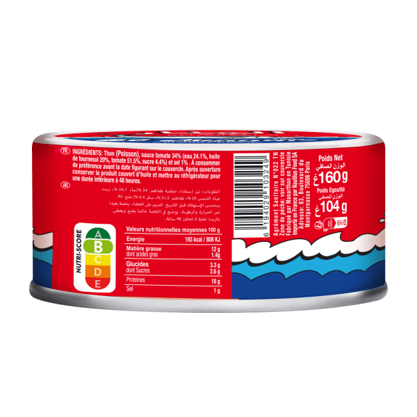 Miettes de Thon à la tomate