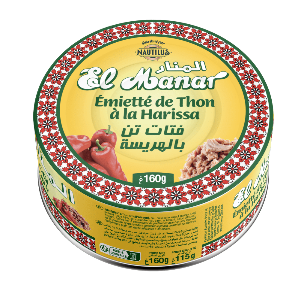 emietté de thon à la harissa